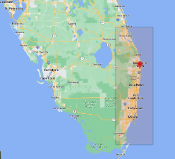 map of our areas - South East Florida, Miami to Fort Pierce